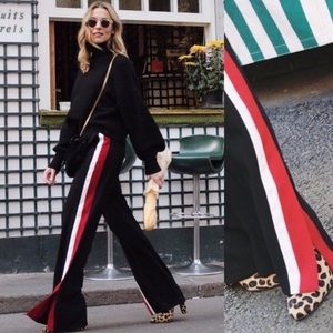 Zara side stripe pants